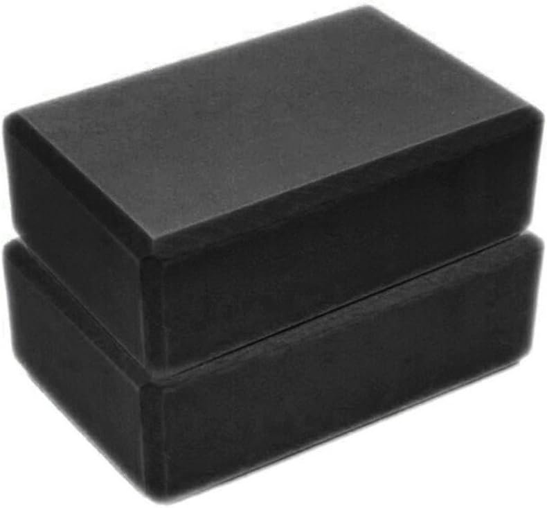 Yoga Blocks 2 Pack Supportive Latex-Free EVA Foam Yoga Blocks Set,9″x6″x3″ High Density Non-Slip Surface Lightweight Yoga Blocks for Meditation Exercise Pilates Stretching