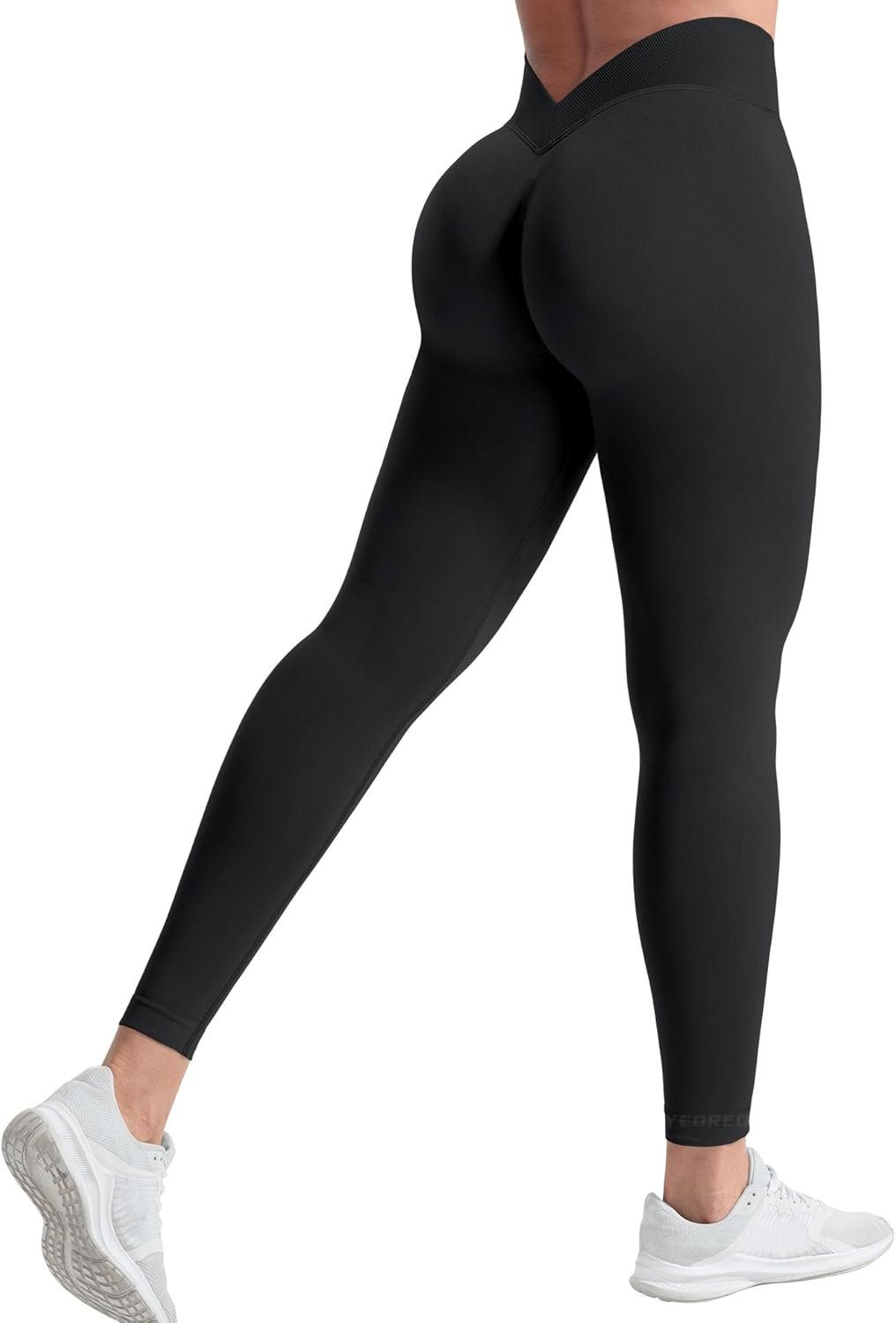 YEOREO CoreFlex Scrunch Workout Leggings for Women High Waisted Butt Lifting V Back Waist Seamless Gym Yoga Leggings