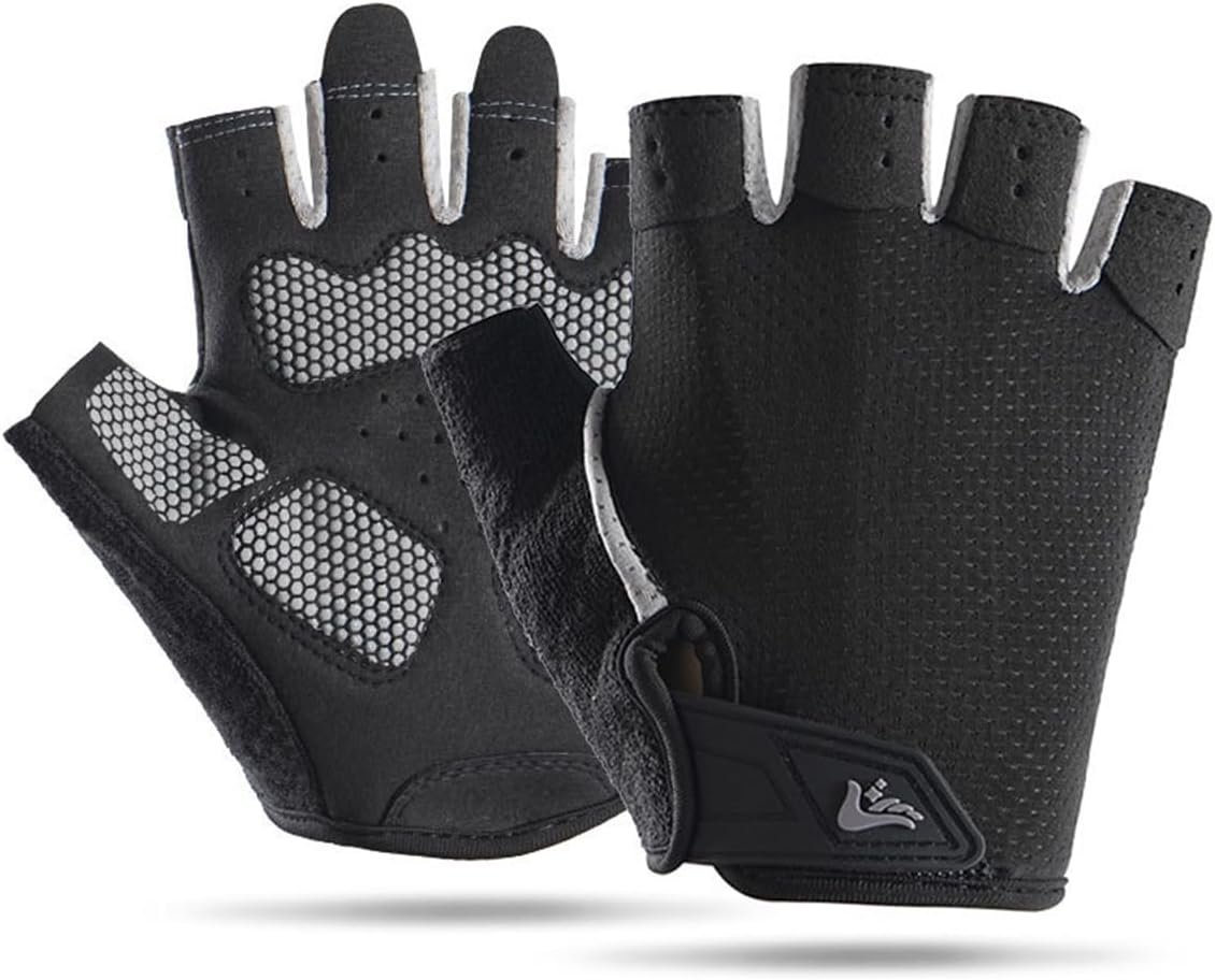 Eohak Workout Gloves for Men and Women Full Palm Protection Gym Gloves for Weight Lifting, Cycling, Gym, Training, Breathable and Snug fit
