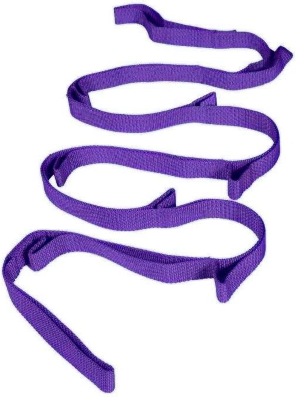 Stretching Strap Yoga Strap for Home Workout, Exercise, Pilates and Gymnastics, 10 Loops Non-Elastic Stretch Bands with Aesthetic Packaging for Women & Men