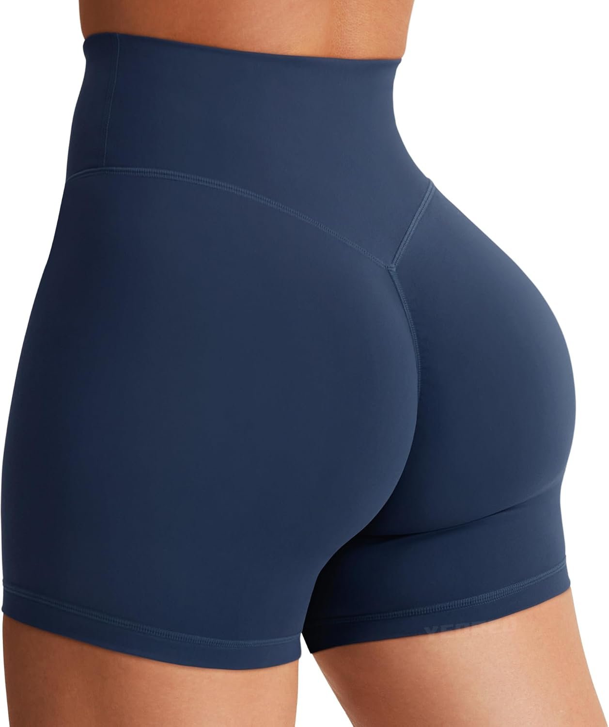 YEOREO Women’s Biker Shorts 3.6″ /4.5″ / 6″ Workout Gym Shorts Craze High Waist Tummy Control Hidden Scrunch Running Yoga