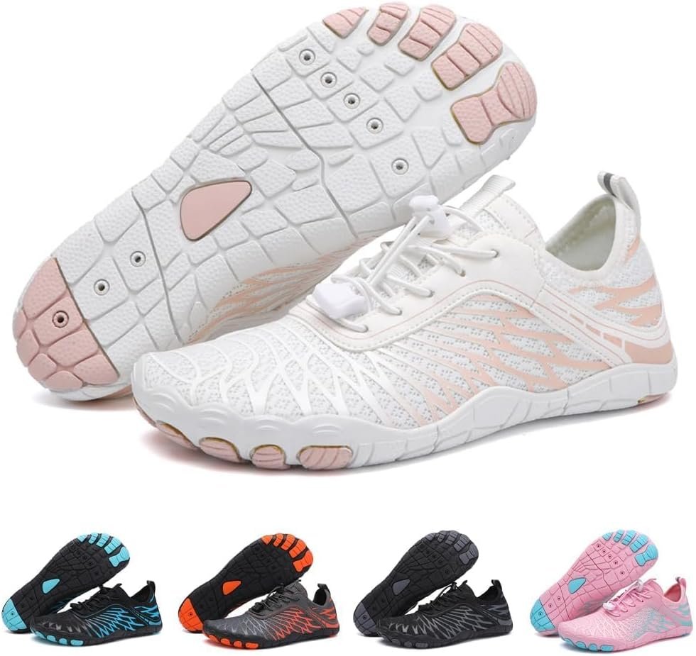 ELETON Barefoot Shoes Women Men,Wide Toe Hiking Barefoot Womens Footwear, Non-Slip Water Shoes Running Shoes Boots Sneakers Unisex