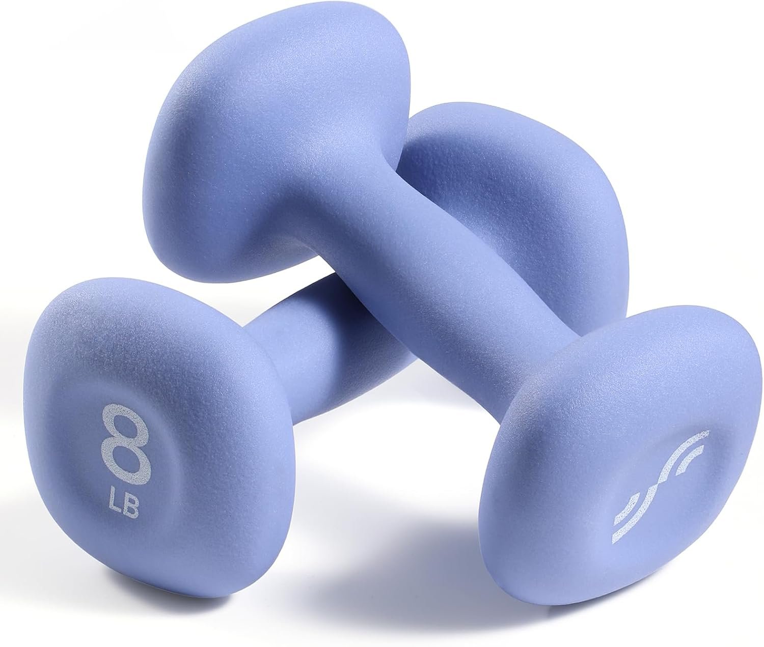 Sportneer Neoprene Dumbbells Set of 2, 2,3, 5, 8, 10lb Hand Weights for Women, Non-Slip Ergonomic Design, Anti-Roll Square Shape at home weights for women