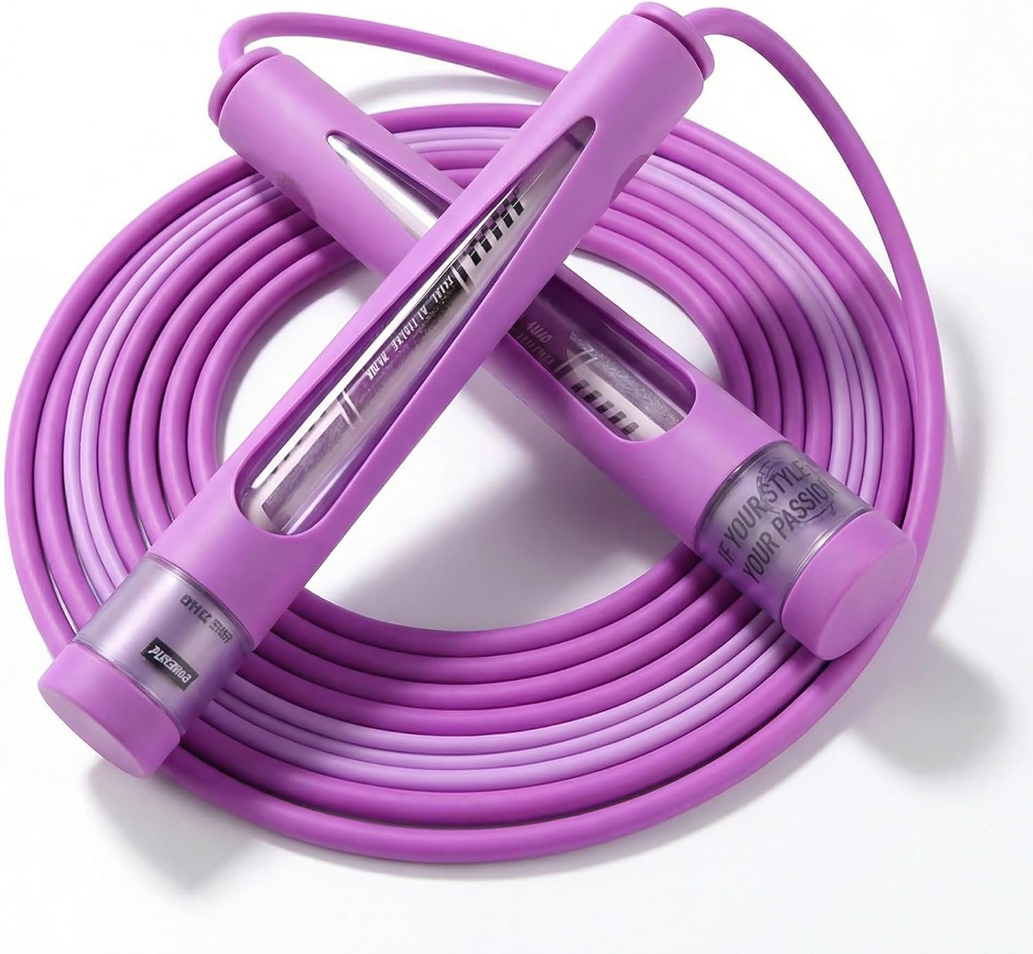 YUEDONG Adjustable Jump Rope Dual Ball Bearings,Tangle-Free 2-Section Rope,Self-Locking,Ergonomic Handles for Fitness,Boxing,HIIT,Men Women Kids