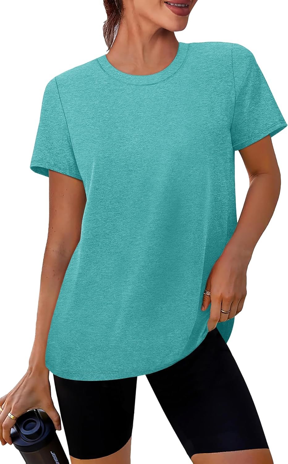 Workout Tops for Women Short Sleeve Summer Tops 2026 Athletic Shirts Pilates Exercise Clothes Sports Yoga Fitness S-3XL