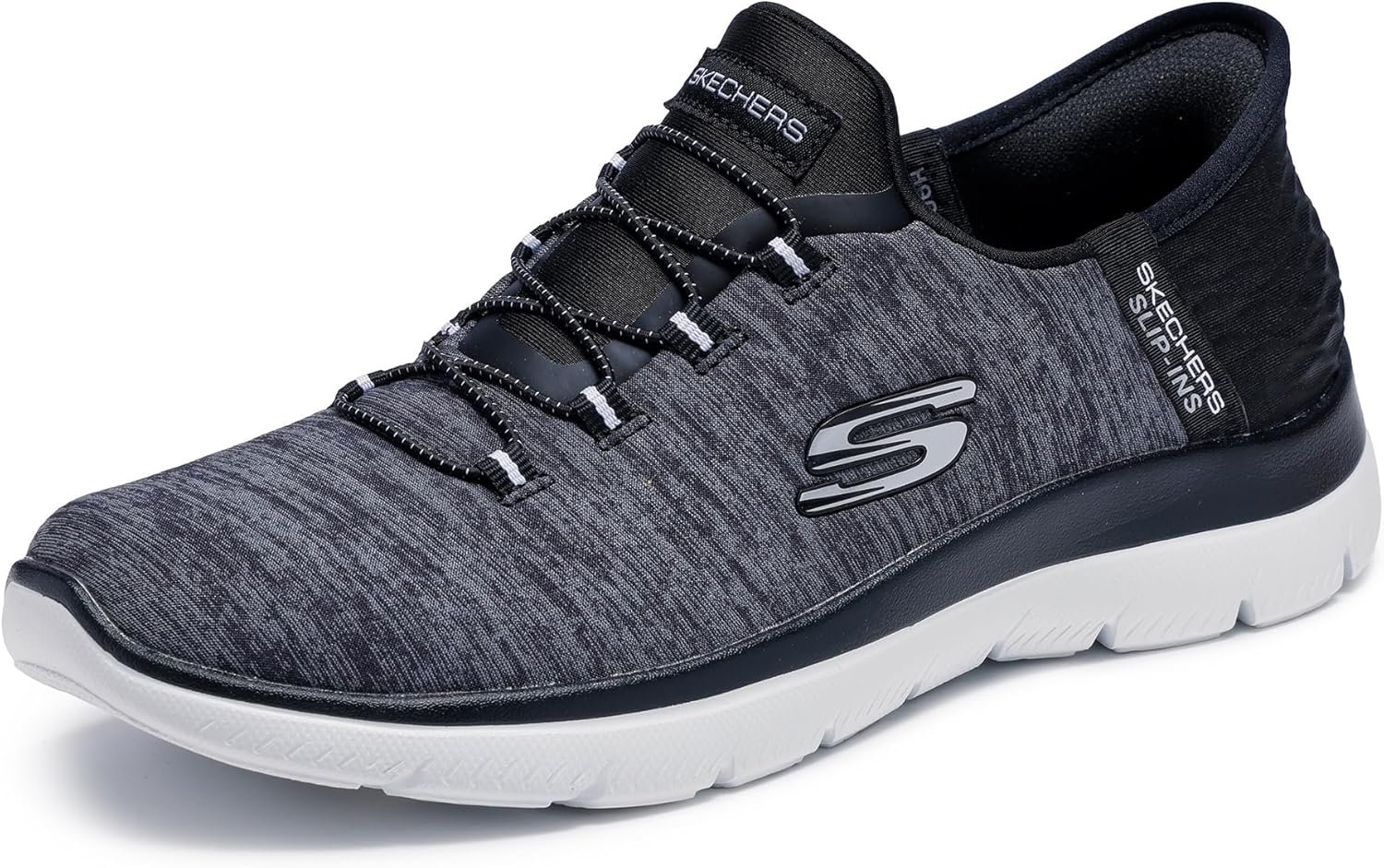 Skechers Women’s Summits – Dazzling Haze Hands-Free Slip-Ins – Memory Foam Insole, Heel Pillow, Vegan Materials Sneaker