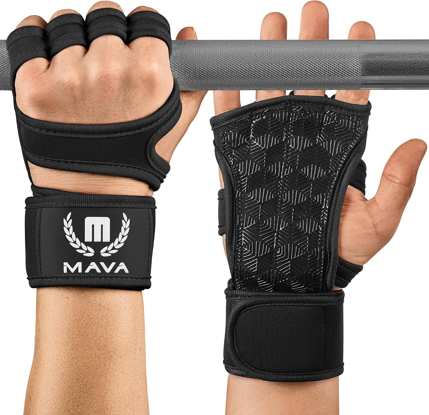 Mava Sports Weight Lifting Gloves with Wrist Support, Work Out Gloves, Gym Gloves – Great for Cross Training, Pull Ups, Calisthenics and Gym, Workout Gloves for Men & Women