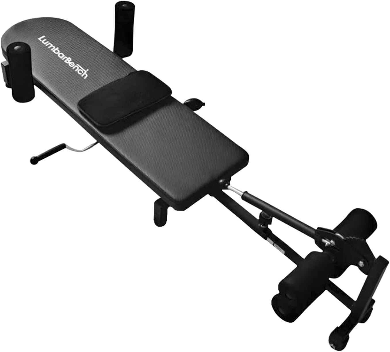 Lumbar Decompression Table By Lumbar Bench – Horizontal Inversion Table for Lower Back Pain Relief, Back Stretcher Machine, Stretches the back, Ankle, Knee, and Hip. 300/330 lbs. Capacity