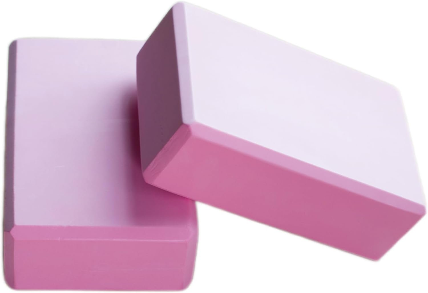 Yoga Block High Density EVA Foam Blocks 2 Packs 9″x6″x3″ Each, Supportive, Lightweight with Beveled Edges for Yoga, Pilates, and Meditation