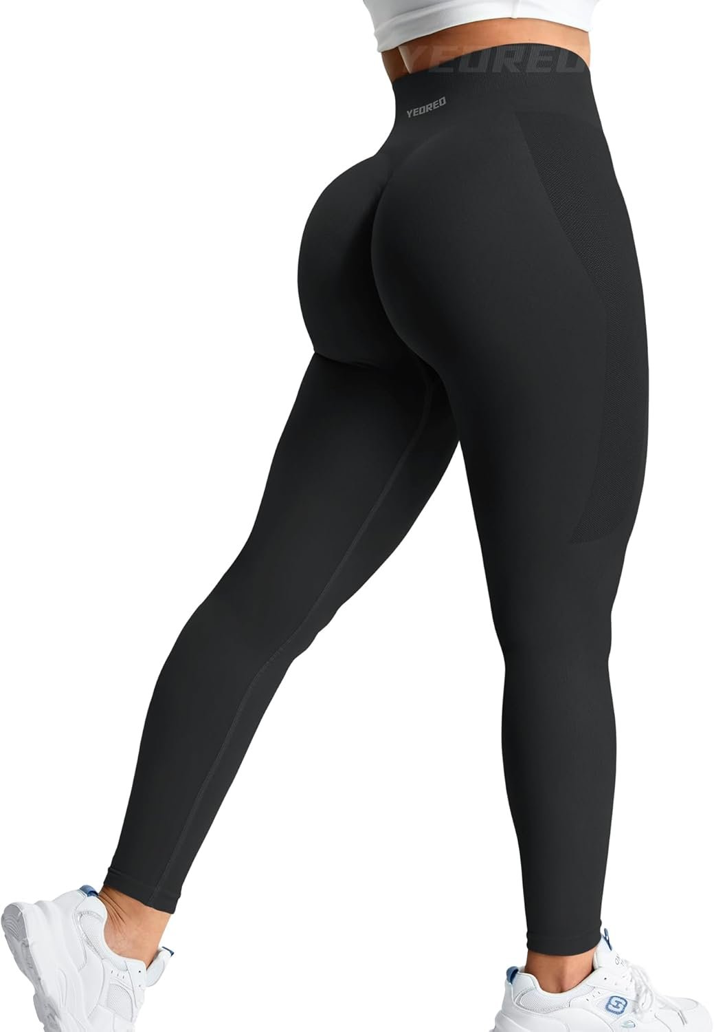 YEOREO Boost Amplify Leggings for Women Seamless Scrunch Leggings Butt Lifting Gym High Waisted Athletic Leggings