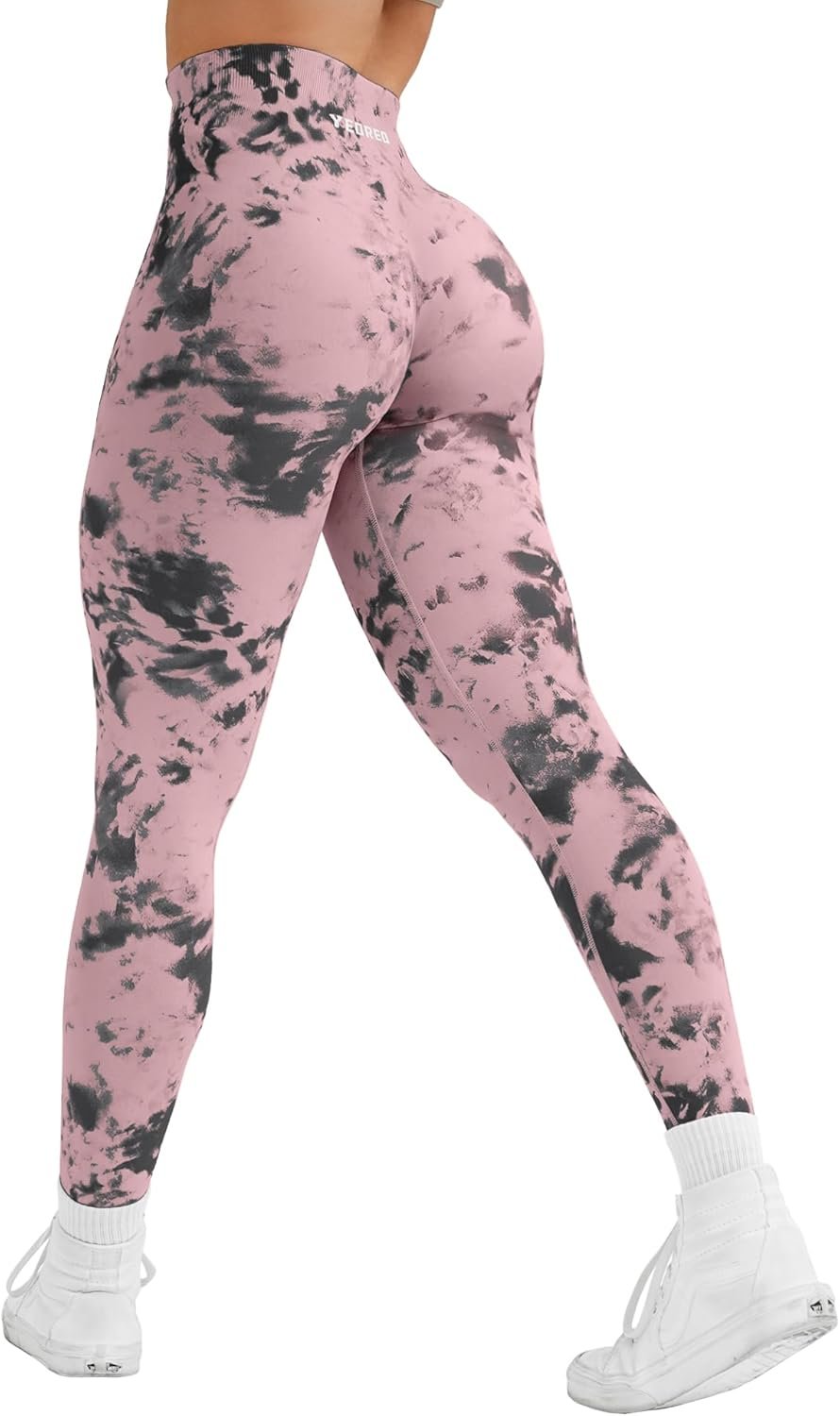 YEOREO CoreFlex Workout Leggings for Women Jada Scrunch Butt Lifting Leggings Seamless Screen Print Gym Yoga Pants