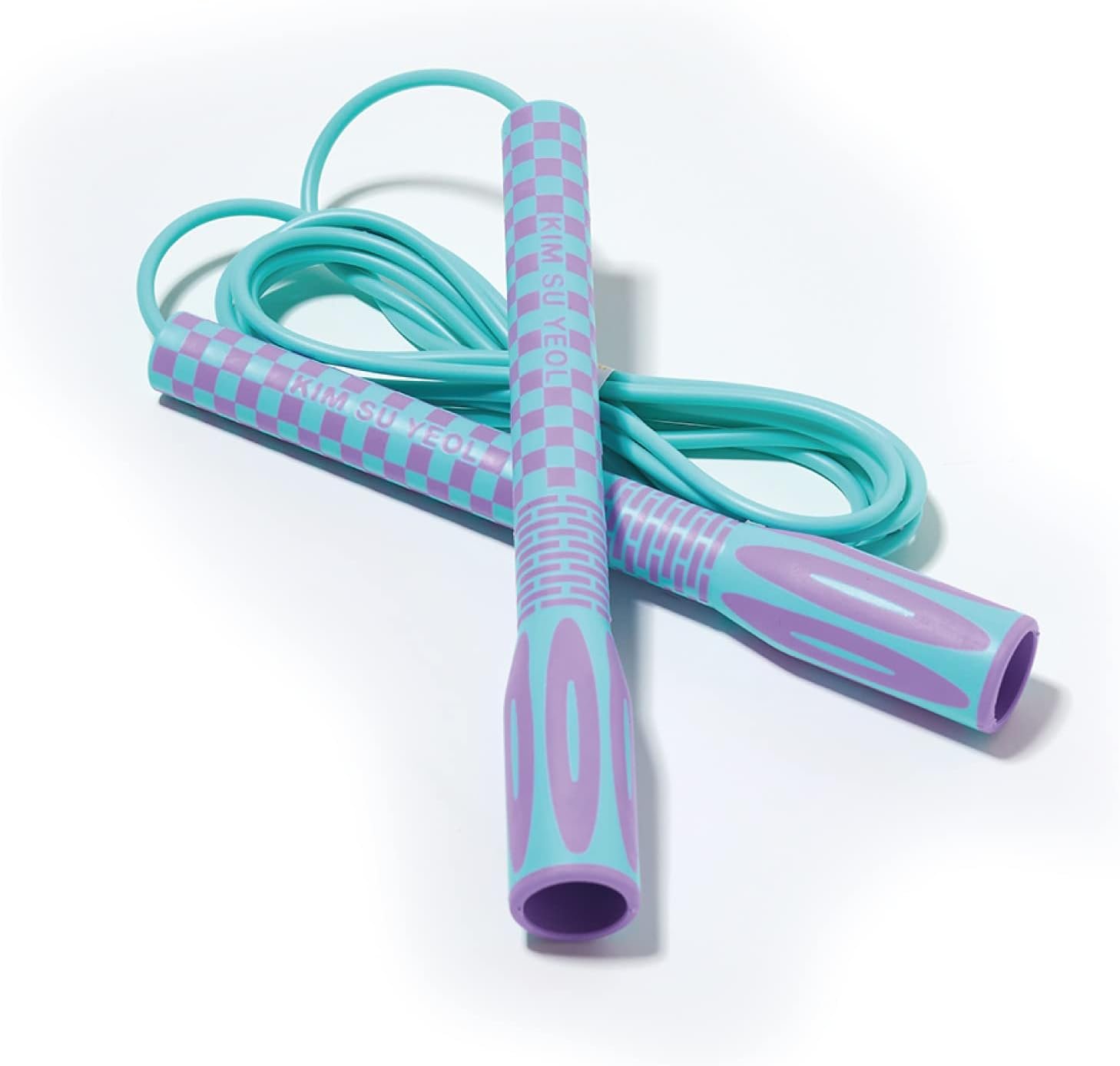 Skipping Jump Rope for Fitness Workout – Light Weight, Adjustable, Tangle Free, Excellent line control for Cardio Boxing, CrossFit, Training Exercise All Ages and Gender ( Special Luxury, KA-220, Made in Korea)