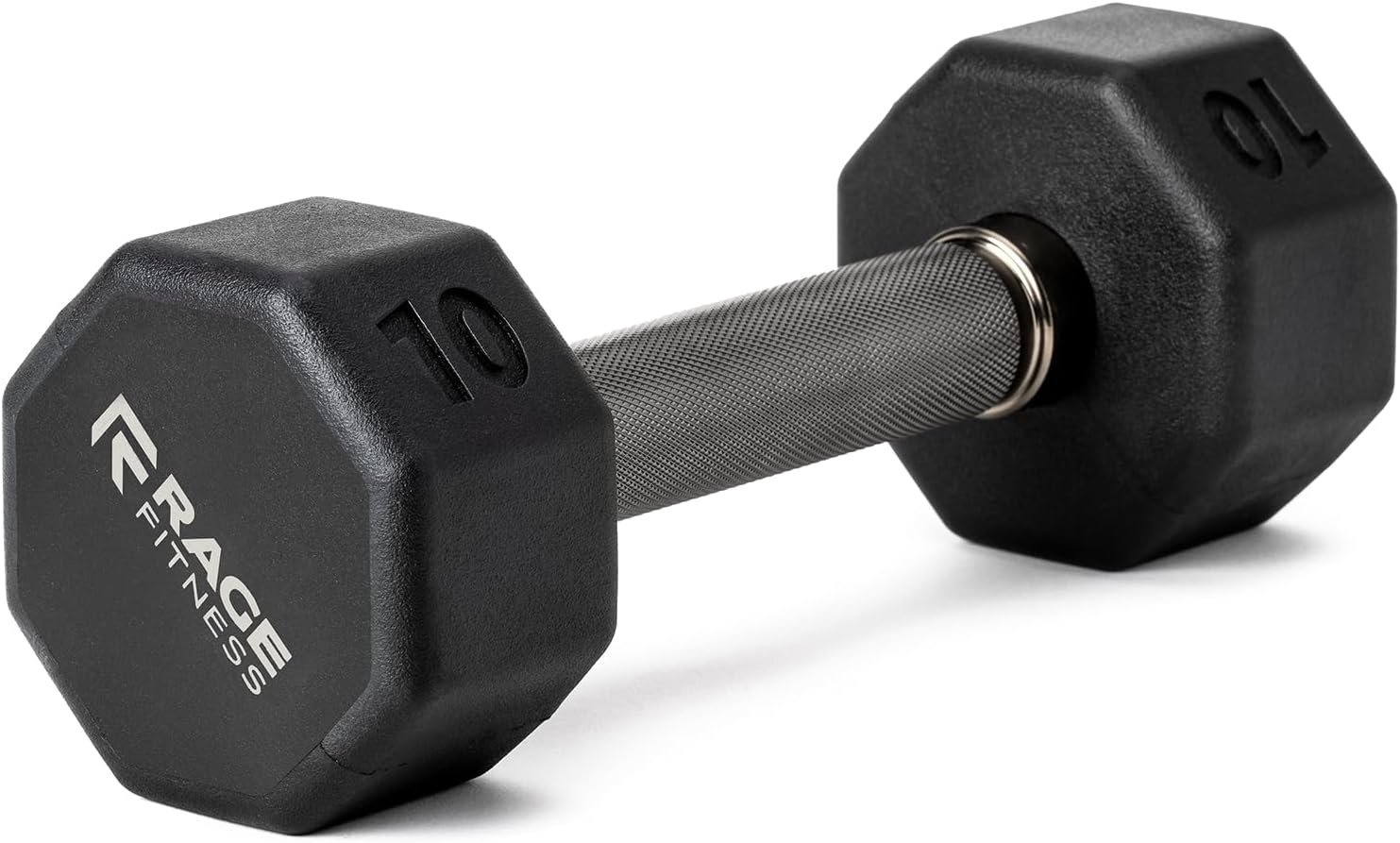 Rubber Coated Dumbbells – No Roll Design Easy-Grip Steel Knurled Handle, Weights Dumbbells Set for Strength Training – Ideal Weights Set for Home Gym – 10-60 LBS SOLD INDIVIDUALLY