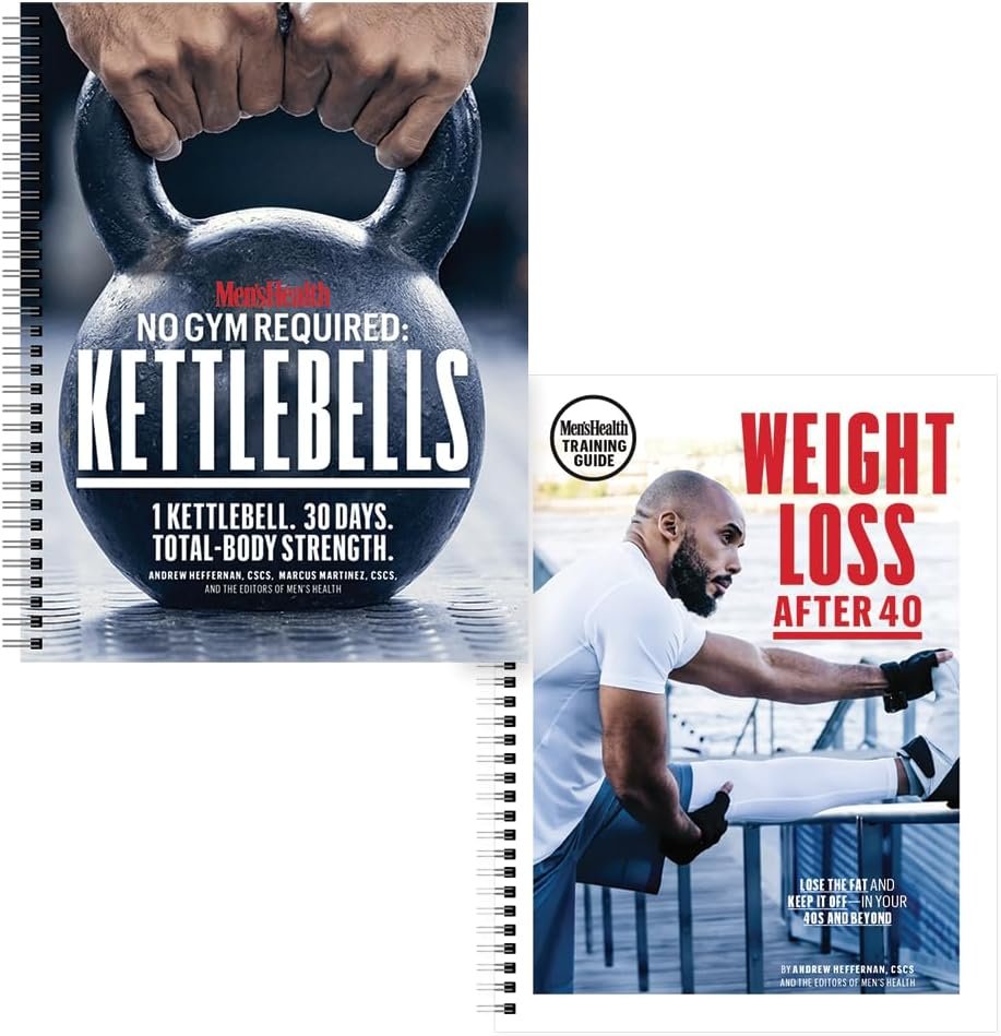 Men’s Health No Gym Required: Kettlebells & Weight Loss After 40 Bundle!