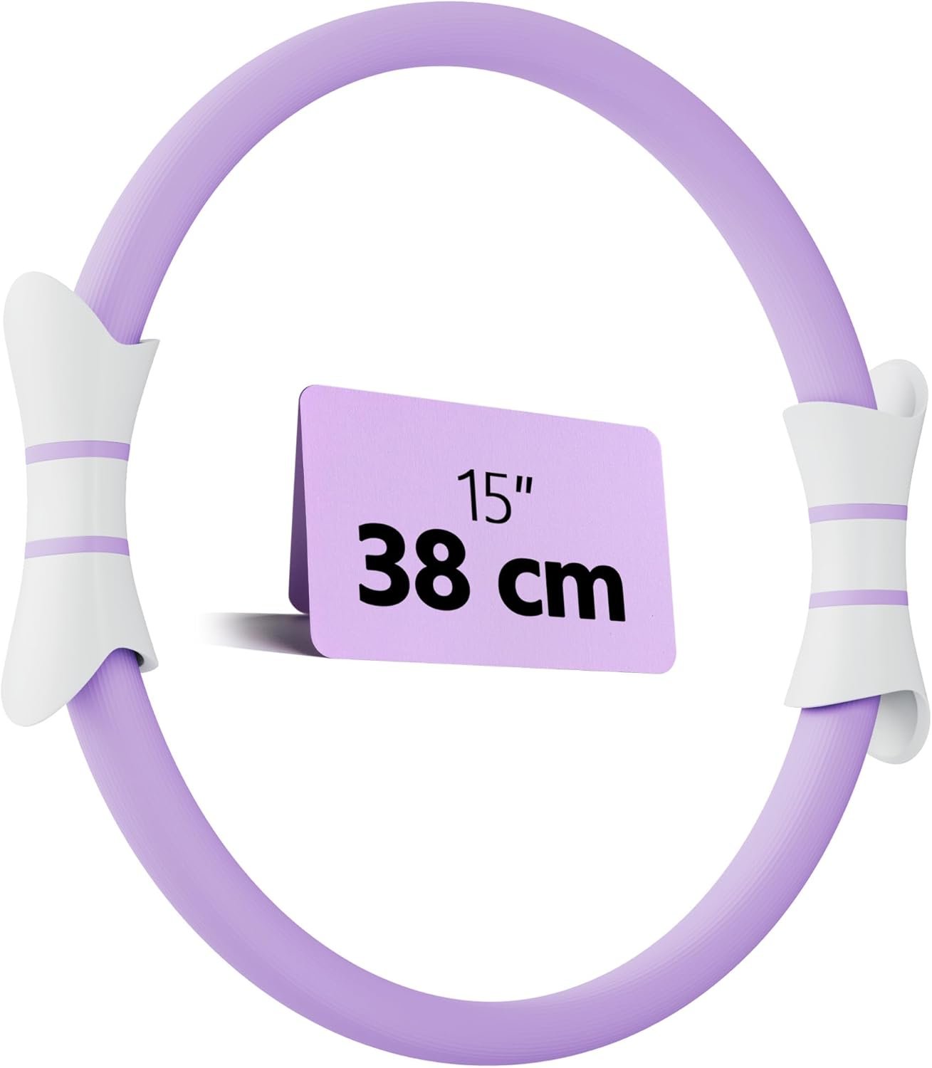 14″ Pilates Ring – Magic Circle for Inner Thigh, Arm & Core Toning | Anti-Bend Foam Handles | Home Fitness Gear for Women​