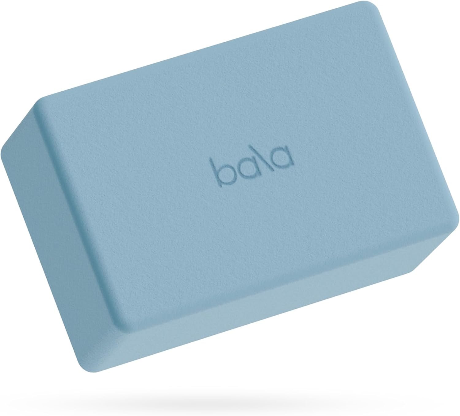 Bala Yoga Block for Working Out, Building Block – Soft Dense Foam Yoga Accessories for Stretching & Exercise – Yoga Equipment for Home Workout – Yoga Block Essentials for Women & Men