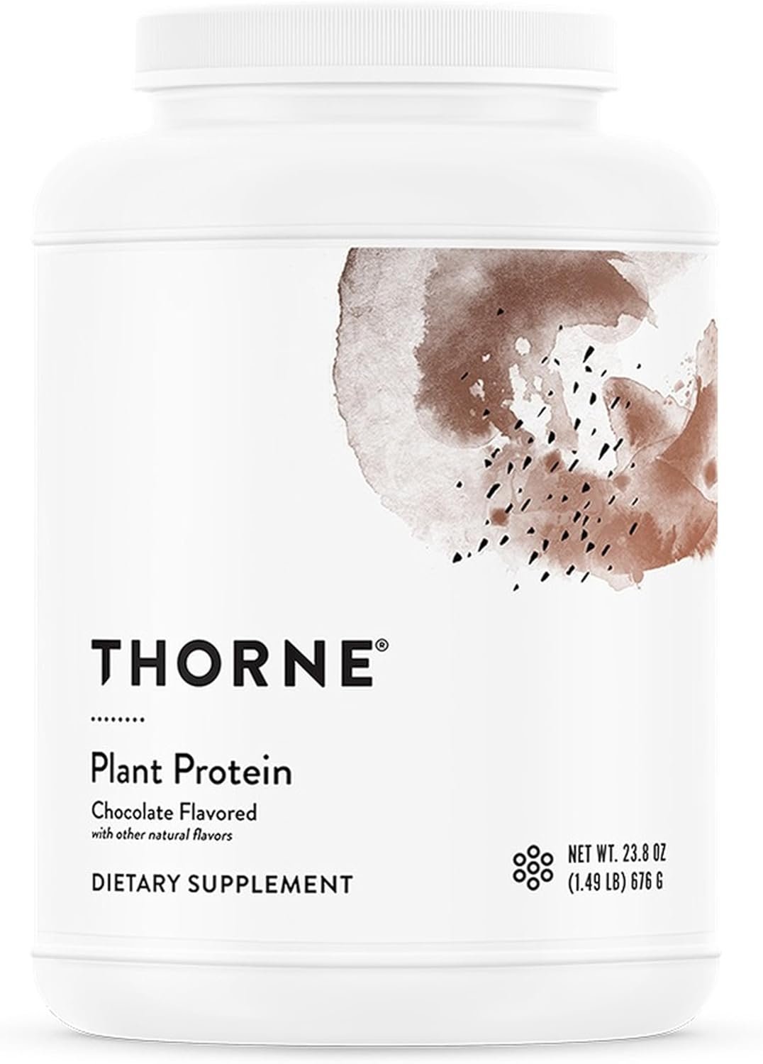 THORNE – Plant Protein – 22 Grams of Vegan Protein Powder – Pea, Rice & Chia Seed Protein with Complete Amino Acid Profile – NSF Certified for Sport – Chocolate – Gluten-Free – About 20 Servings