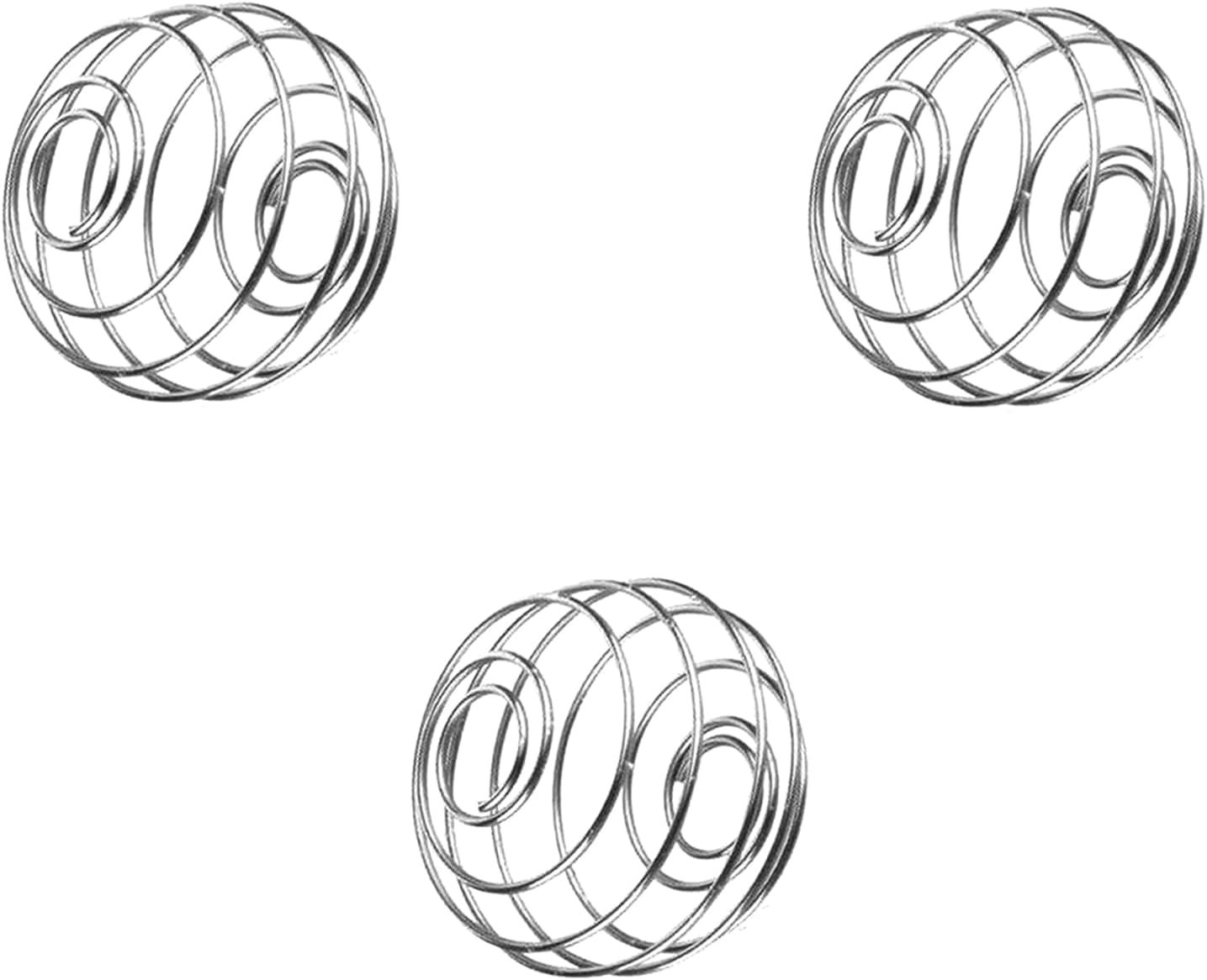 3pcs Stainless Steel Spring Balls Shaker Cup Balls Mixing Wire Whisk Balls Protein Mixing Balls for Shaker Cup Mixer