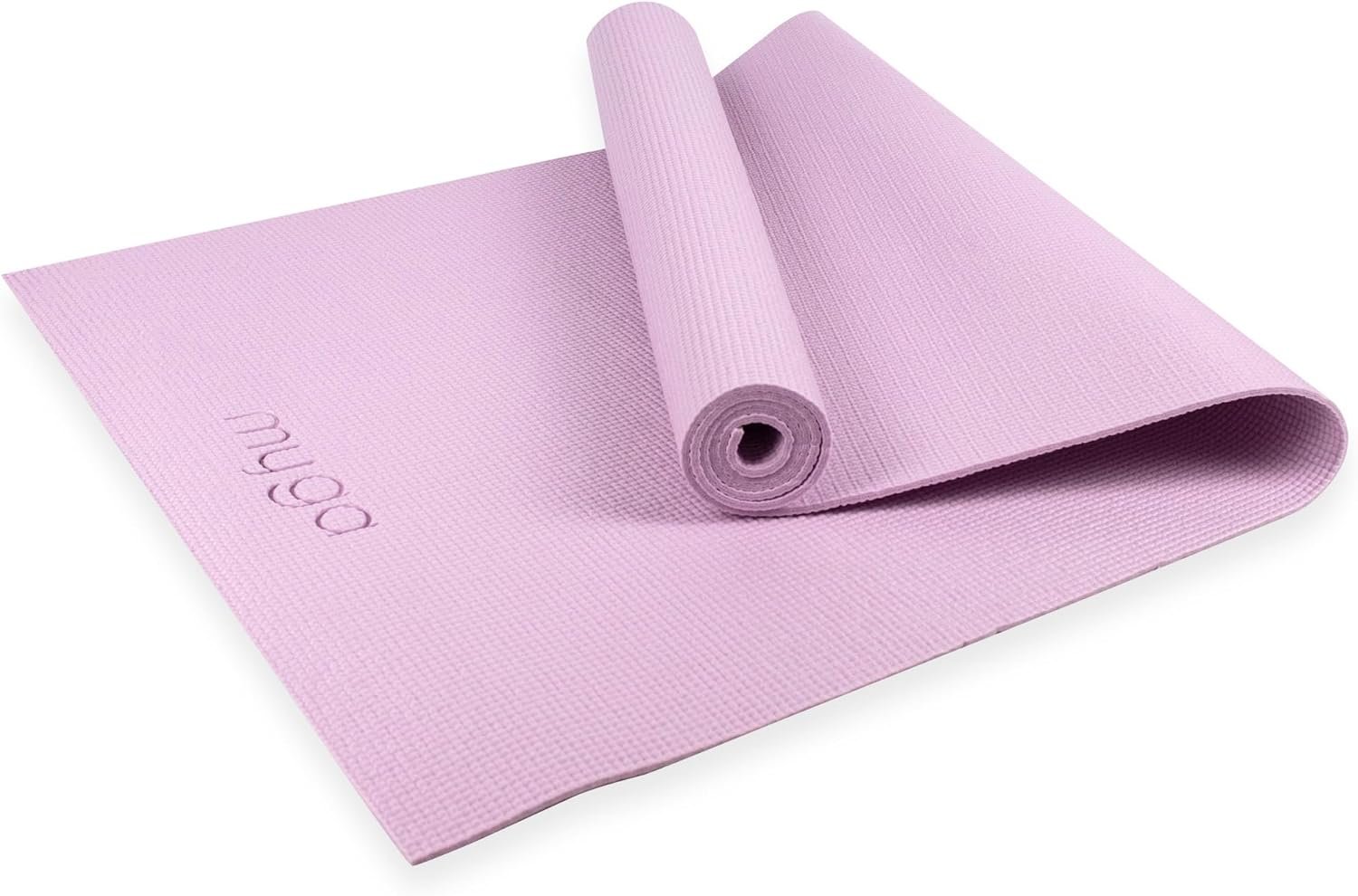 Myga Entry Level Yoga Mat,Eco-Friendly Mat for Yoga, Pilates, Stretching and Fitness,Non-Slip and Lightweight, for Travel,Home,Gym and Studio, 68.1″ x 24″