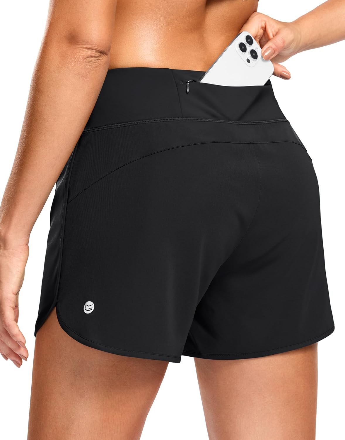 G Gradual Women’s Running Shorts with Mesh Liner 3″ Workout Athletic Shorts for Women with Phone Pockets