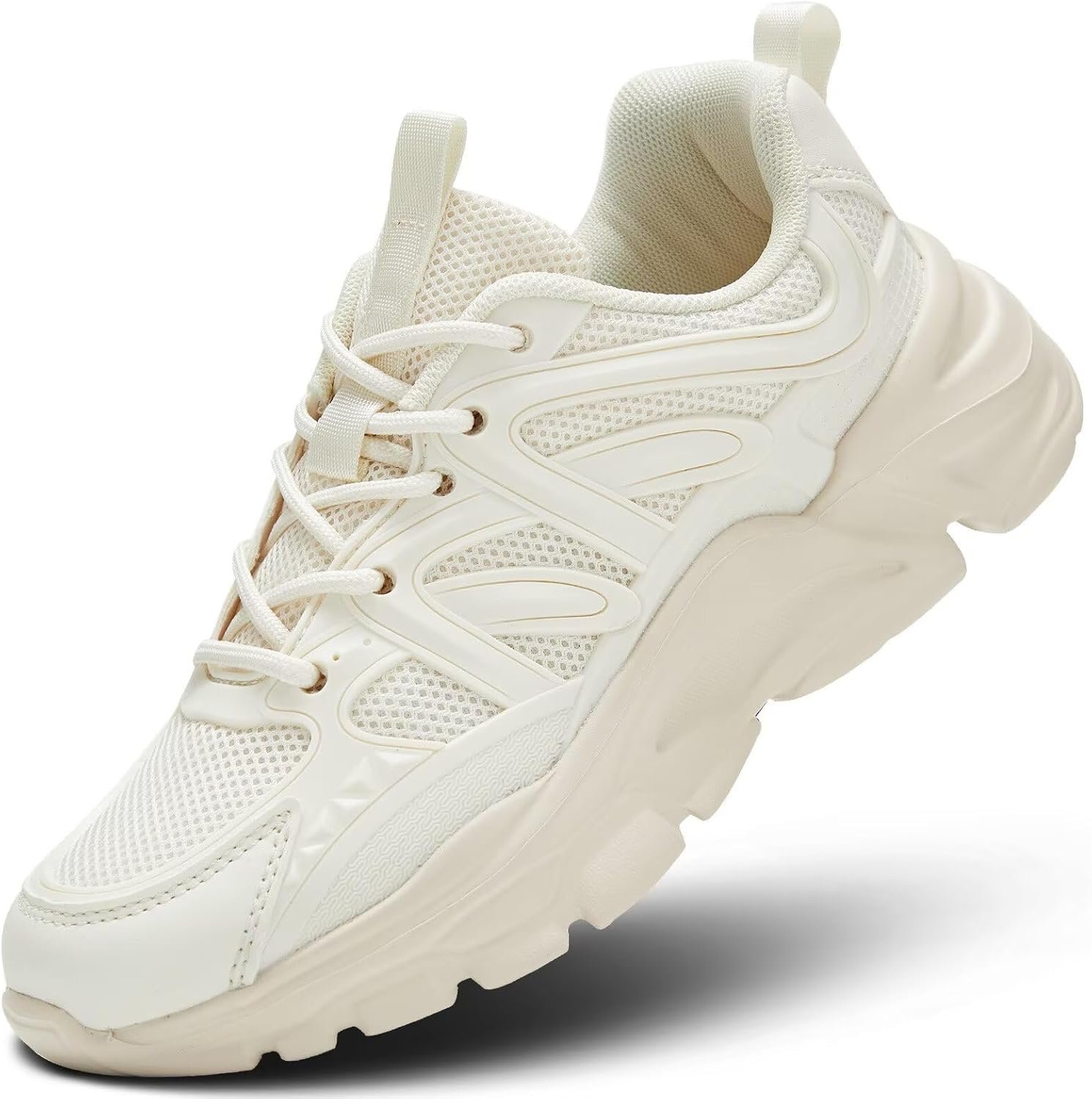 Women’s Road-Running-Shoes Slip on Ladies Walking Fashion Athletic Sneakers Work Gym Comfort Lightweight Mesh Soft Sole