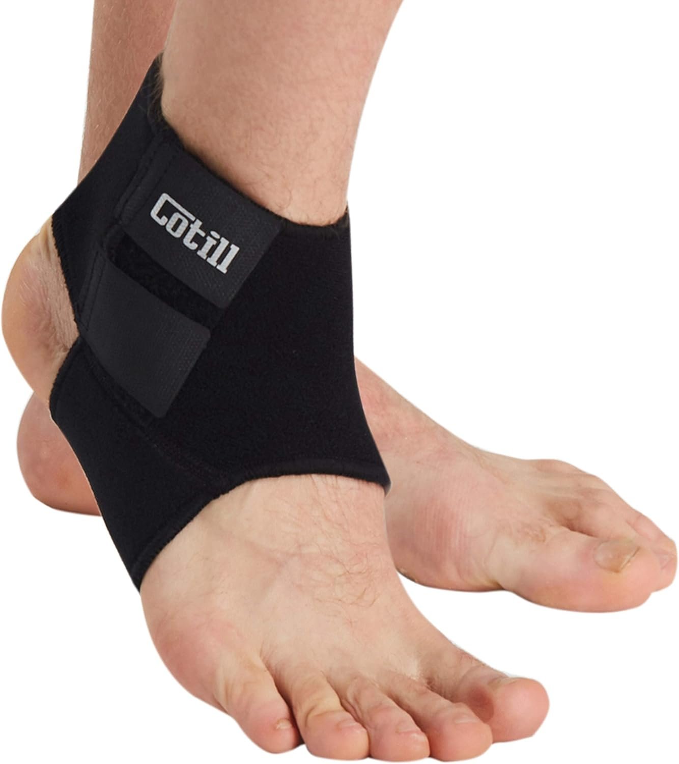 Cotill Ankle Support for Men and Women – Neoprene Breathable Adjustable Ankle Brace Sprain for Running, Basketball