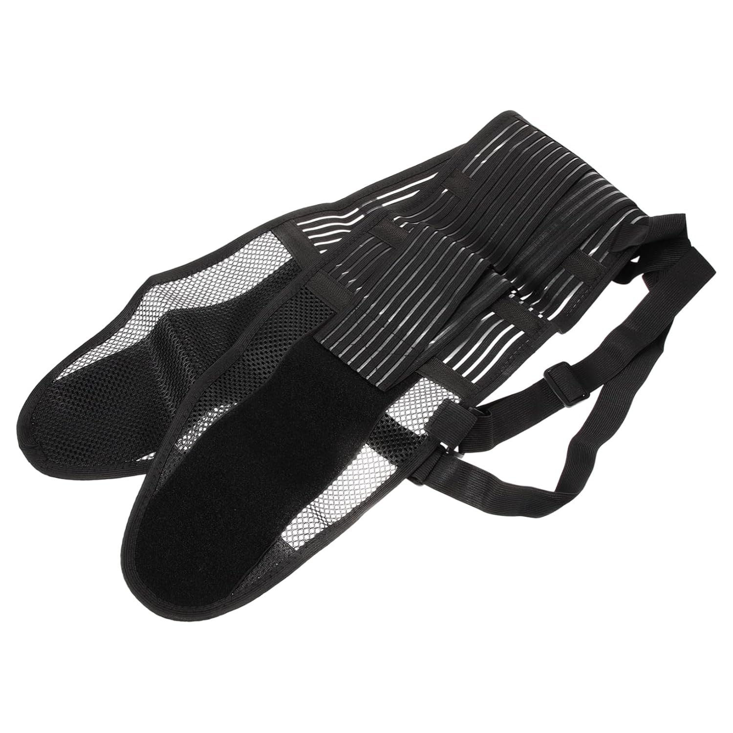 Ipetboom Adjustable Breathable Waist Support Belt for Sports Fitness Back Brace for Lower Back for Weightlifting Running and Gym Activities