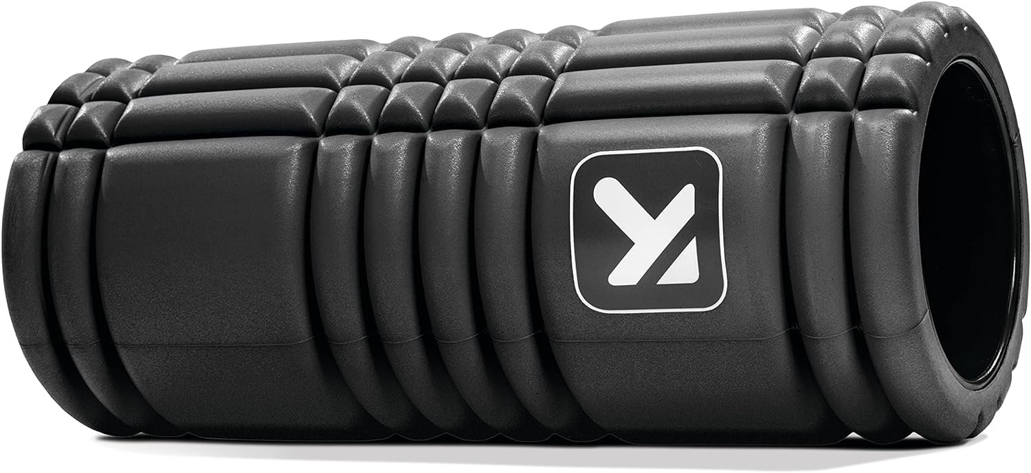 TriggerPoint Grid 1.0 Foam Roller – 13″ Multi-Density Massage Roller for Deep Tissue & Muscle Recovery – Relieves Tight, Sore Muscles & Kinks, Improves Mobility & Circulation – Targets Key Body Parts