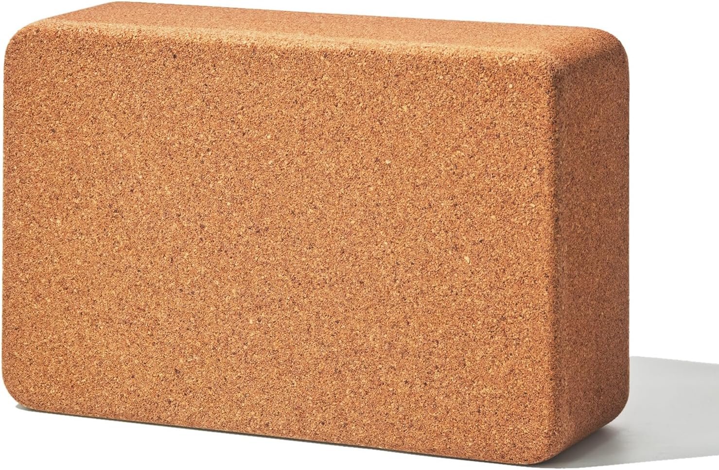 Cork Yoga Block, 9″ x 6″ x 3″ Yoga Brick Cork Blocks Non-Slip for Women & Men Lightweight Yoga Accessories for Yoga, Pilates & Stretching