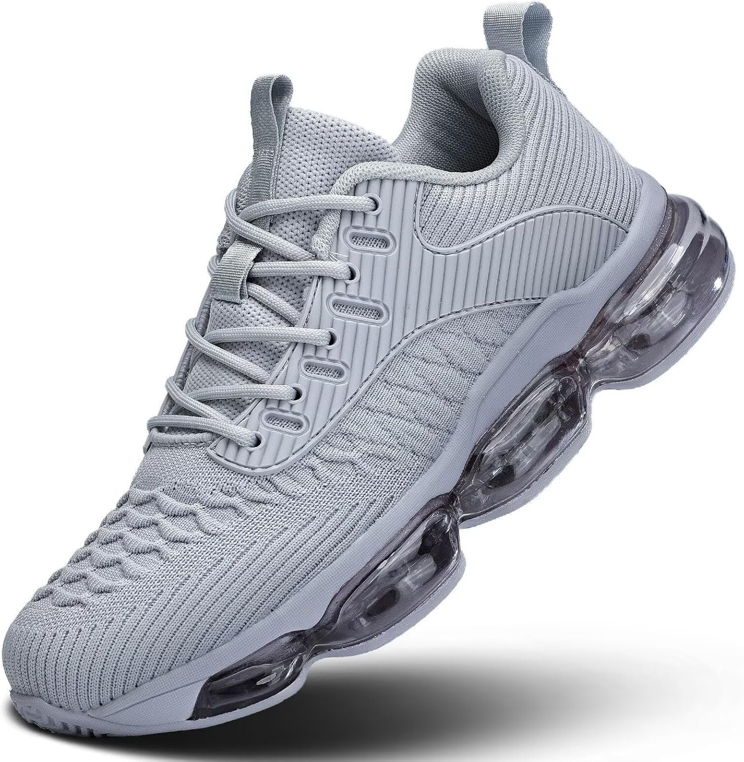 Luogoks Womens Walking Running Shoes Air Cushion Basketball Sneakers Fashion Tennis Breathable Sport Gym Fitness Cross Trainers Shoes