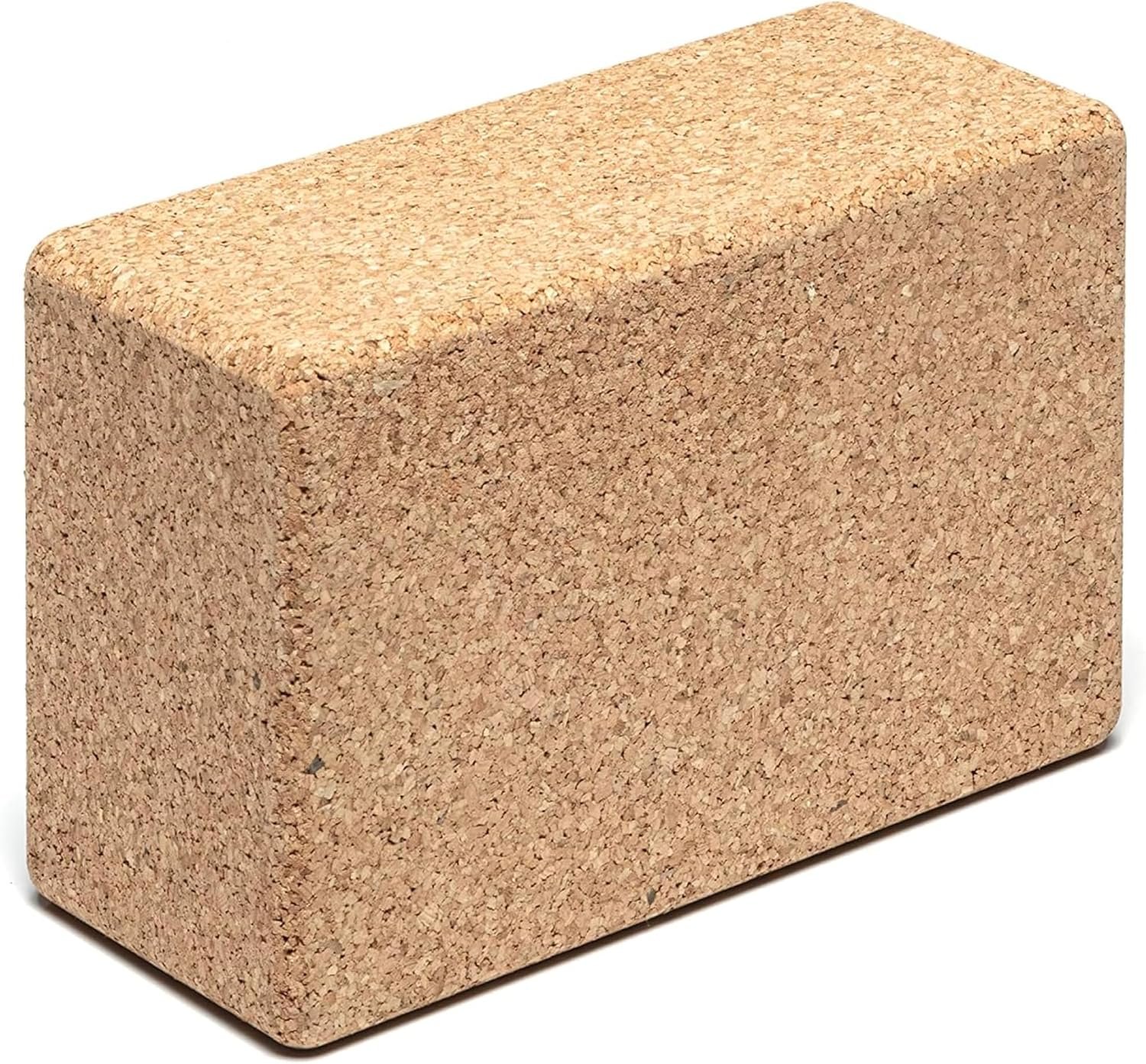Go4Cork Cork Yoga Block Large | 9 x 6 x 4″ | Non-Toxic, Alternative To Foam Yoga Blocks | Odorless, Soft, Non-Slip, Workout & Exercise | Yogi Gift Accessories | Men & Women | Eco Friendly, Sustainable