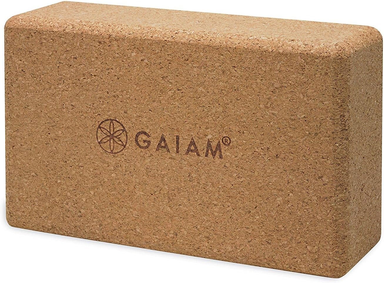 Gaiam Yoga Block – Supportive Latex-Free Eva Foam – Soft Non-Slip Surface with Beveled Edges for Yoga, Pilates, Meditation