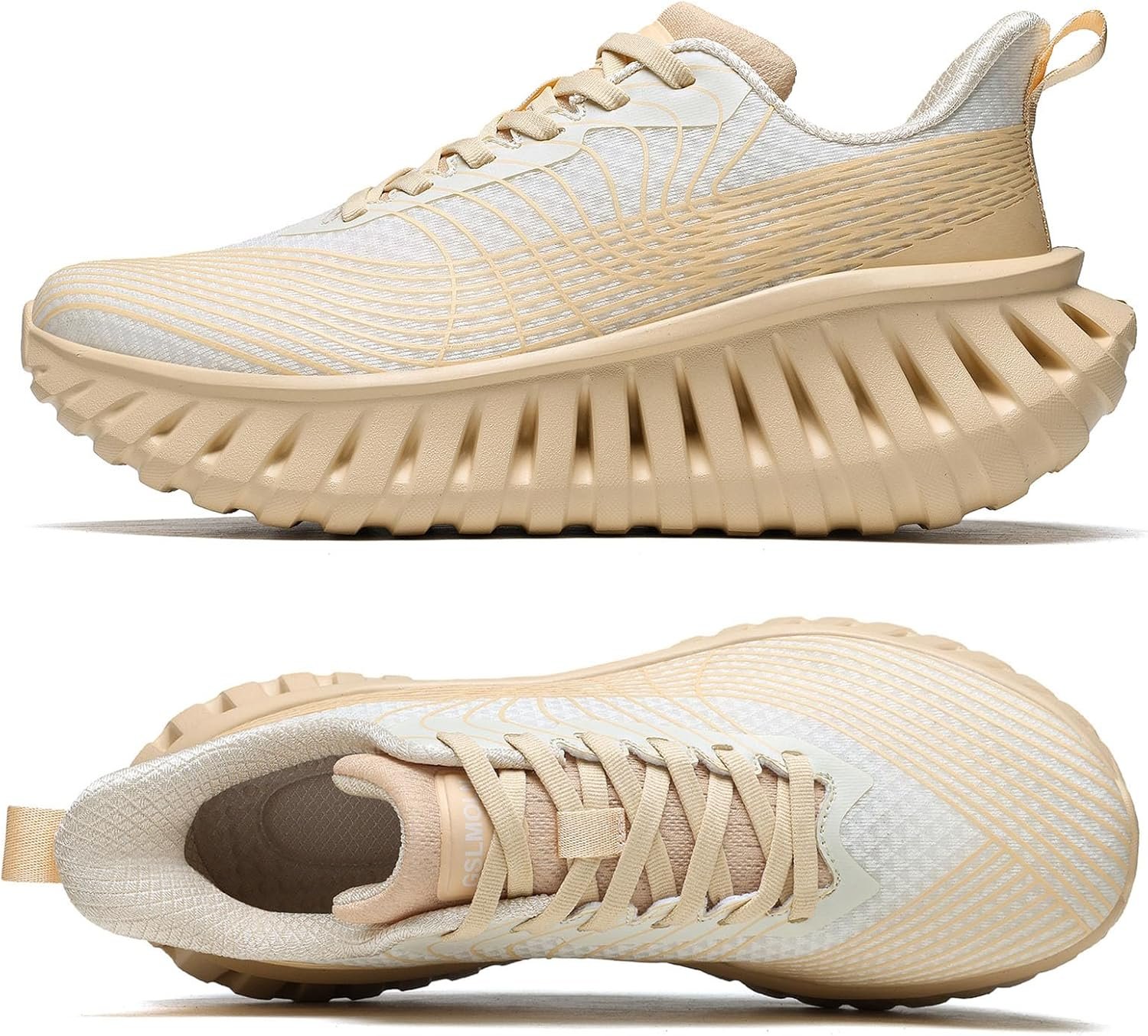 GSLMOLN Wowen Walking Shoes Casual Shoes Breathable Walking Sneakers for Workouts Cushioned Flexible Womens Shoes Training Fashion Sneakers
