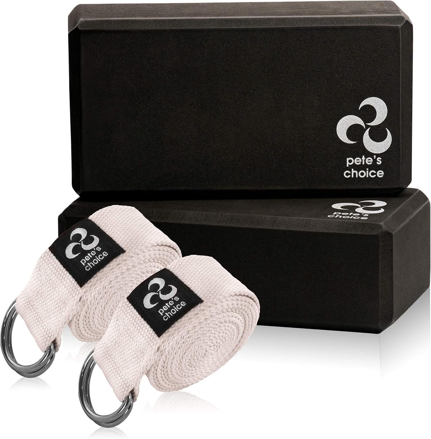2-PACK or 5-PACK Yoga Exercise Adjustable Straps 8Ft | BONUS eBook | with Durable D-Ring For Pilates & Gym Workouts | Hold Poses, Stretch, Improve Flexibility & Maintain Balance