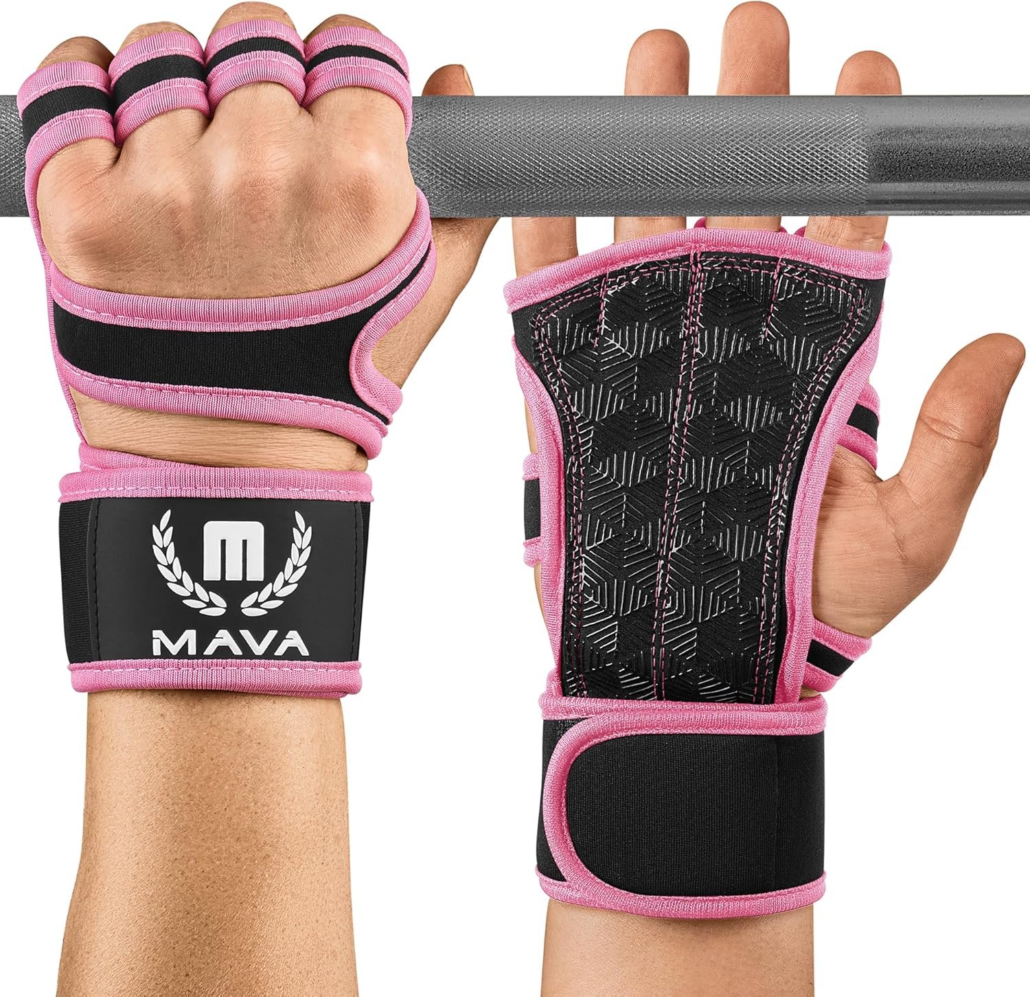 Mava Sports Weight Lifting Gloves with Wrist Support, Work Out Gloves, Gym Gloves – Great for Cross Training, Pull Ups, Calisthenics and Gym, Workout Gloves for Men & Women